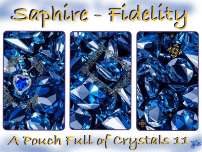 A Pouch full of Crystals – Sapphire